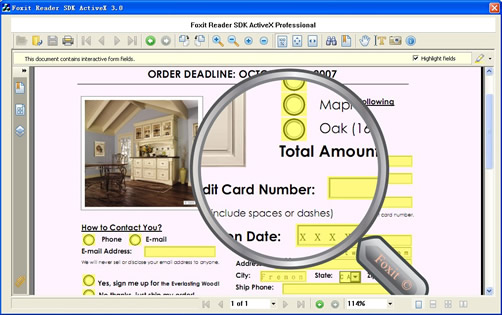 A screen of ActiveX 3.0